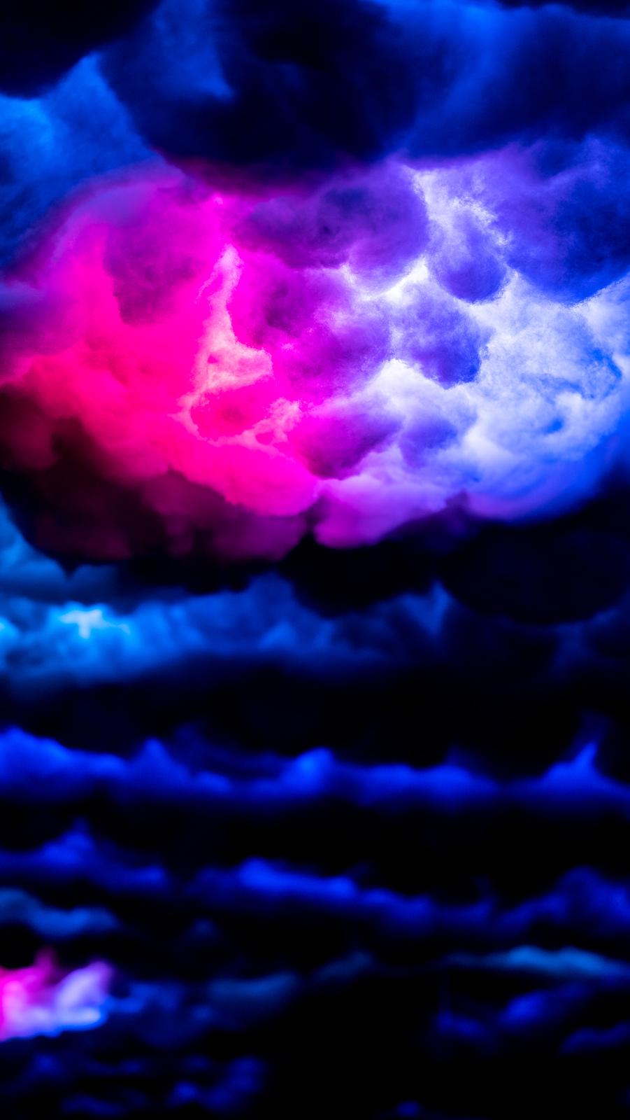 Colorful digital art at Illusion Museum Berlin